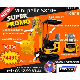 MINI PELLE NORTECK SX10+  1 Tonne